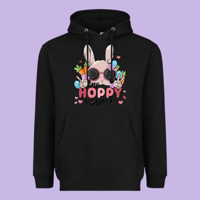 One Hoppy Mama Heavyweight Hoodie Designed By Maliassmallbusiness