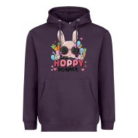 Plum one hoppy mama Heavyweight Hoodie - MaliasSmallBusiness