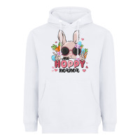 White one hoppy mama Heavyweight Hoodie - MaliasSmallBusiness