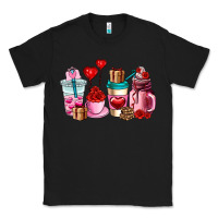 Black valentines day roses coffee cups Classic Tee - AdoDesignShop