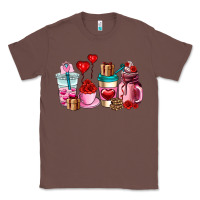 Chestnut valentines day roses coffee cups Classic Tee - AdoDesignShop