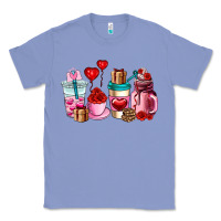 Colony Blue valentines day roses coffee cups Classic Tee - AdoDesignShop