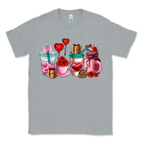 Heather Grey valentines day roses coffee cups Classic Tee - AdoDesignShop