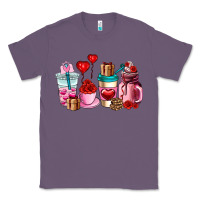 Lavender valentines day roses coffee cups Classic Tee - AdoDesignShop