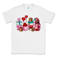 White valentines day roses coffee cups Classic Tee - AdoDesignShop