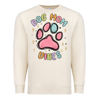 Sandshell dog mom vibes Premium Sweatshirt - MaliasSmallBusiness