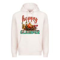 Pale Pink Happy Glamper Camp Premium Hoodie - BundleAndBundleShop