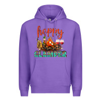 Purple Happy Glamper Camp Premium Hoodie - BundleAndBundleShop