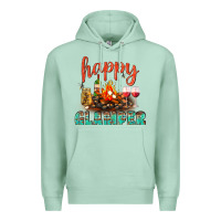 Seafoam Happy Glamper Camp Premium Hoodie - BundleAndBundleShop