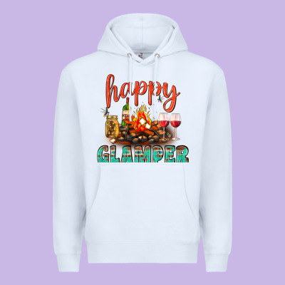 Happy Glamper Camp Premium Hoodie Designed By Bundleandbundleshop