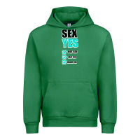Emerald SEX YES HOT SEX SAFE SEX GREAT SEX Urban Hoodie - Bettercallsaul