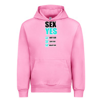 Fuchsia Pink SEX YES HOT SEX SAFE SEX GREAT SEX Urban Hoodie - Bettercallsaul