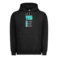 Pigment Black SEX YES HOT SEX SAFE SEX GREAT SEX Urban Hoodie - Bettercallsaul