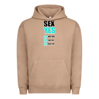 Pigment Burro SEX YES HOT SEX SAFE SEX GREAT SEX Urban Hoodie - Bettercallsaul