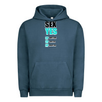 Pigment Midnight Navy SEX YES HOT SEX SAFE SEX GREAT SEX Urban Hoodie - Bettercallsaul