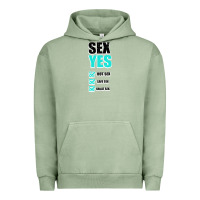 Pigment Oil Green SEX YES HOT SEX SAFE SEX GREAT SEX Urban Hoodie - Bettercallsaul