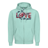 Seafoam football love of the game Zipper Hoodie - JahusDesignShop