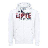 White football love of the game Zipper Hoodie - JahusDesignShop