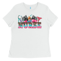 White nurse with race and  equipment Ladies Tee - AdoDesignShop