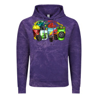 Cloud Purple monster truck coffee cups Vintage Hoodie - Zillion Design Studio