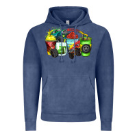 Vintage Denim monster truck coffee cups Vintage Hoodie - Zillion Design Studio