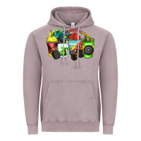 Vintage Zinc monster truck coffee cups Vintage Hoodie - Zillion Design Studio