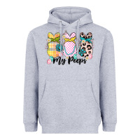 Heather Grey my peeps Heavyweight Hoodie - MaliasSmallBusiness