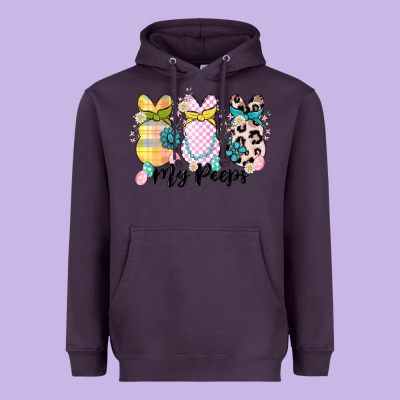 My Peeps Heavyweight Hoodie Designed By Maliassmallbusiness