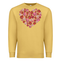 Antique Gold dog valentine Premium Sweatshirt - MaliasSmallBusiness