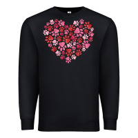 Black dog valentine Premium Sweatshirt - MaliasSmallBusiness