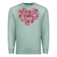 Seafoam dog valentine Premium Sweatshirt - MaliasSmallBusiness