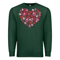 Sports Green dog valentine Premium Sweatshirt - MaliasSmallBusiness