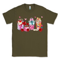 Army Green valentines day coffee cup Classic Tee - AdoDesignShop