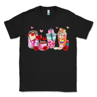 Black valentines day coffee cup Classic Tee - AdoDesignShop