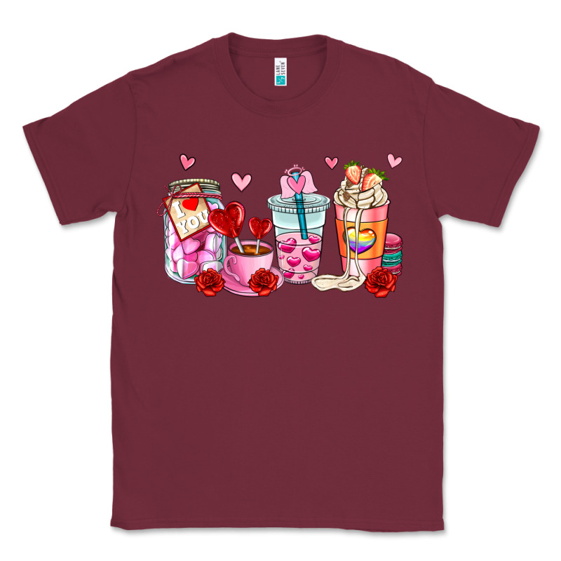 Valentines Day Coffee Cup Classic Tee by AdoDesignShop | Teevron