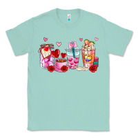 Seafoam valentines day coffee cup Classic Tee - AdoDesignShop