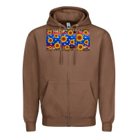 Chestnut armed forces day sunflower Zipper Hoodie - Artiststas