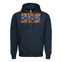 Navy armed forces day sunflower Zipper Hoodie - Artiststas