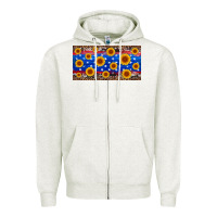 Oatmeal Heather armed forces day sunflower Zipper Hoodie - Artiststas