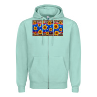 Seafoam armed forces day sunflower Zipper Hoodie - Artiststas