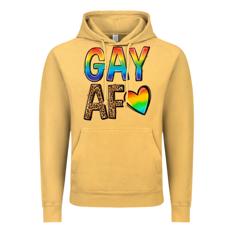 Gay Af Vintage Hoodie by texasbilliewilder | Teevron