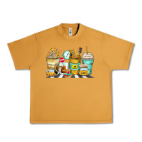 Peanut Butter school bus coffee cups Urban Heavy Tee - Zillion Design Studio