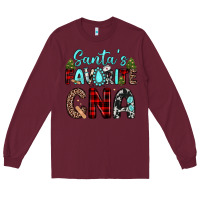 Burgundy santas favorite cna Long Sleeve Tee - JahusDesignShop
