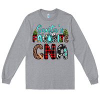 Heather Grey santas favorite cna Long Sleeve Tee - JahusDesignShop