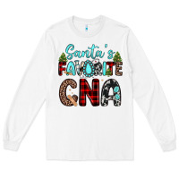 White santas favorite cna Long Sleeve Tee - JahusDesignShop