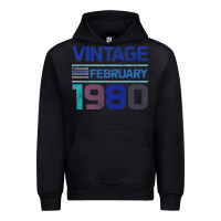 Black Vintage February 1980 Urban Hoodie - Bettercallsaul