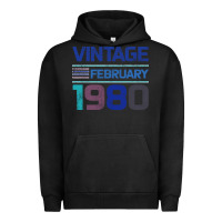 Pigment Black Vintage February 1980 Urban Hoodie - Bettercallsaul