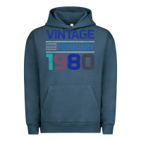 Pigment Midnight Navy Vintage February 1980 Urban Hoodie - Bettercallsaul