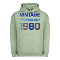 Pigment Oil Green Vintage February 1980 Urban Hoodie - Bettercallsaul
