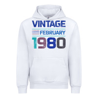 White Vintage February 1980 Urban Hoodie - Bettercallsaul